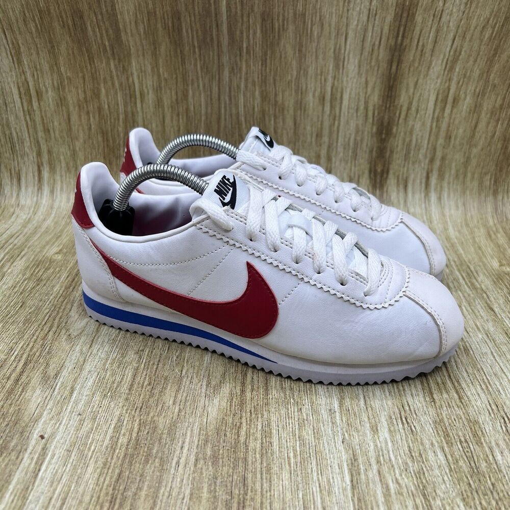 Nike White and Red Athletic Shoes